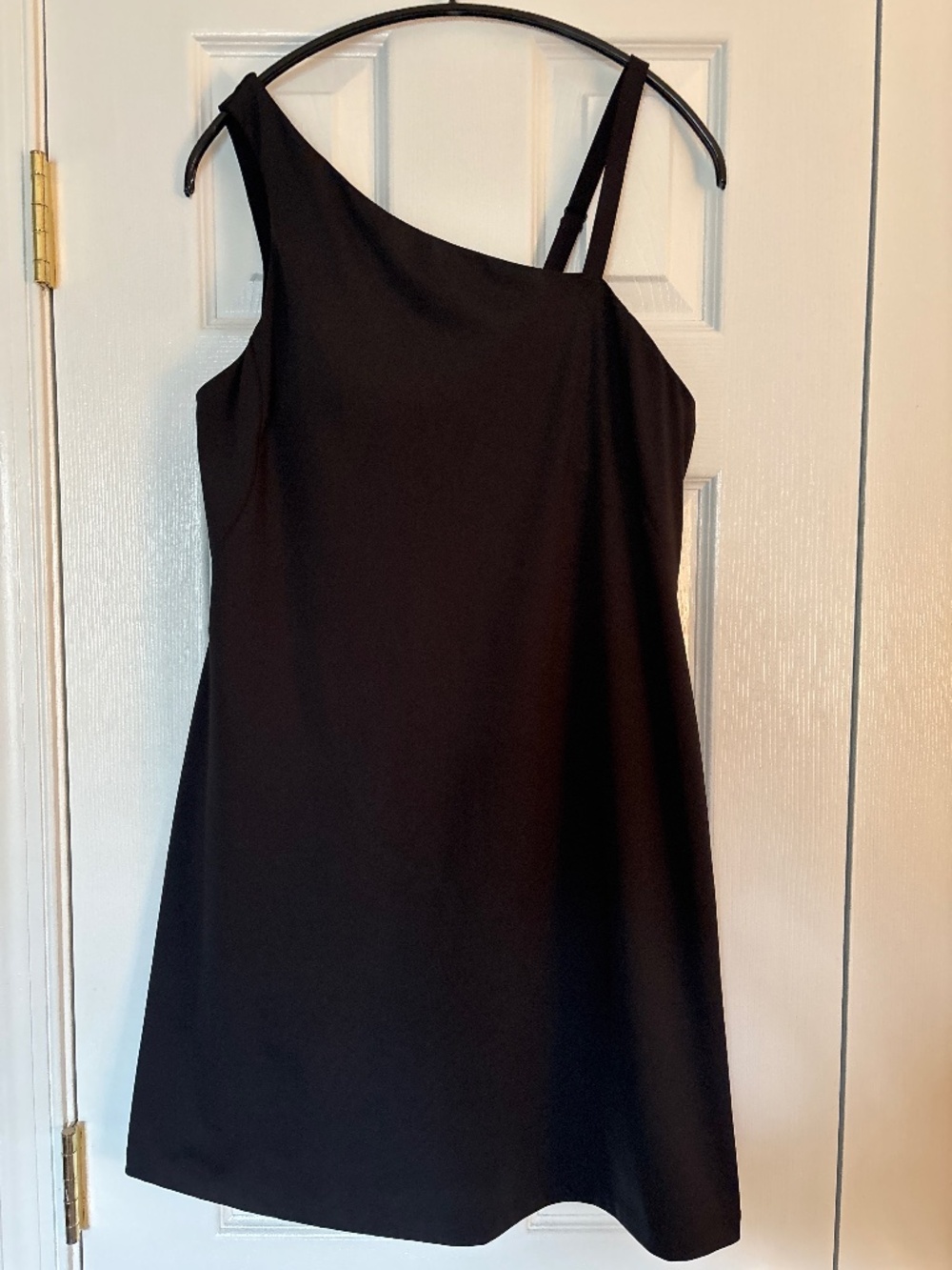Athletic dress with built-in bra and shorts